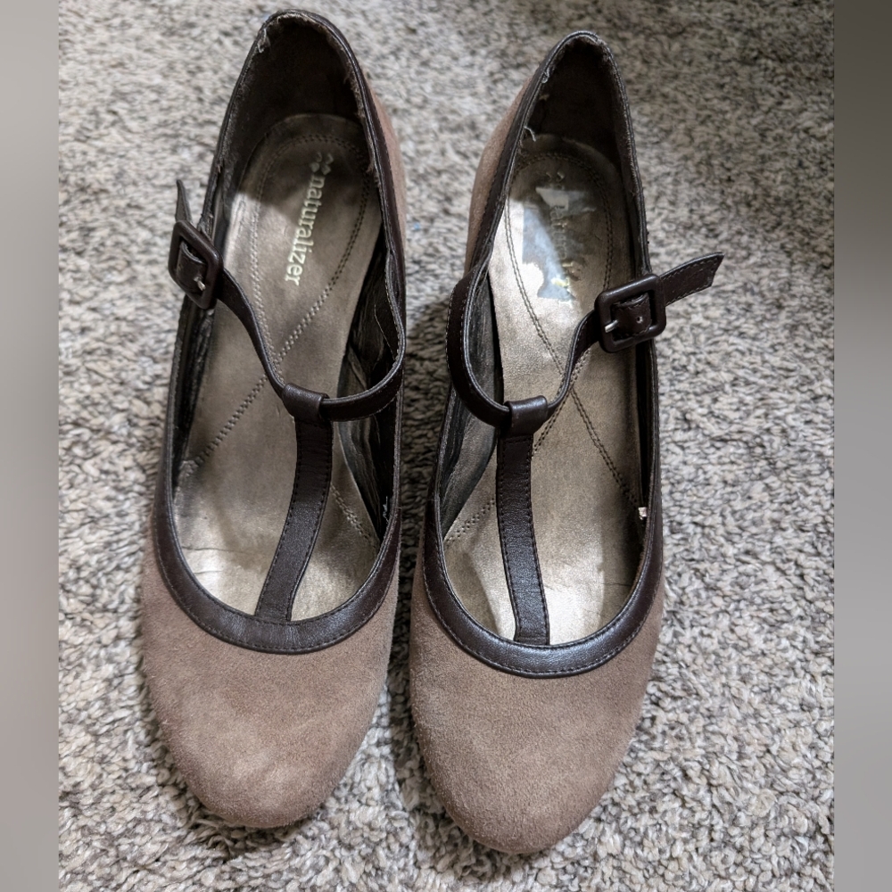Brown heels